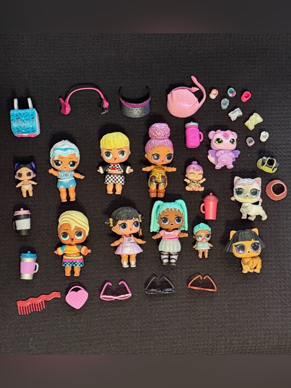 LOL Surprise Doll Bundle with Lil Baby Sis Dolls Animal Pets & Mini Accessories
